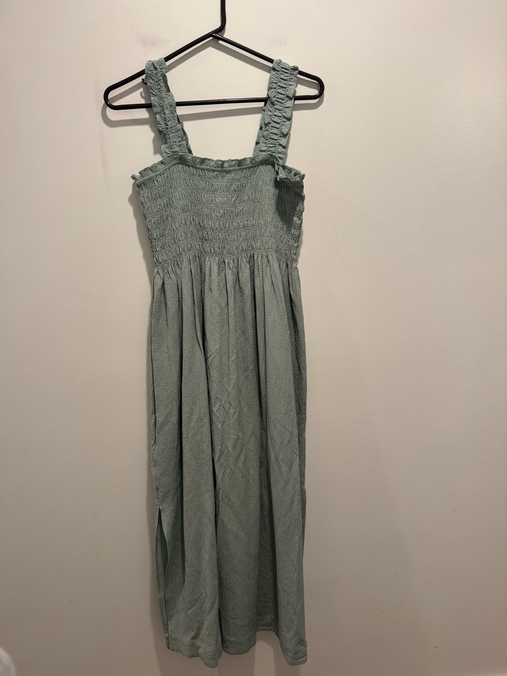 Calvin Klein Smocked Dress Sage Green size 2